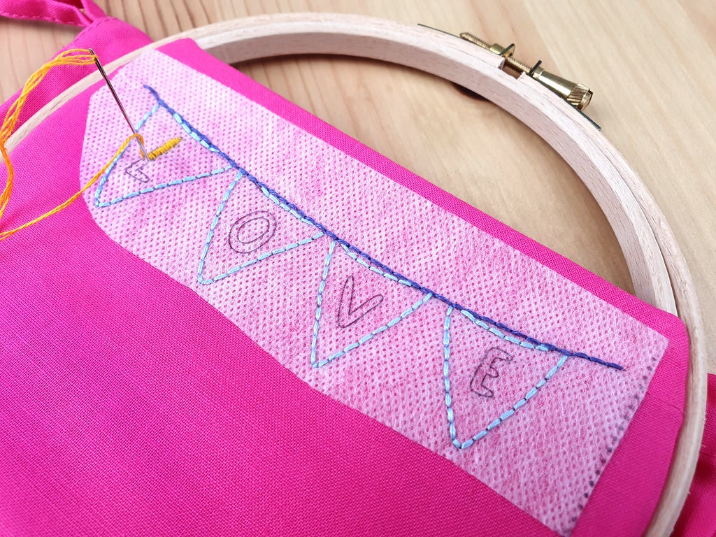 Valentines Stick-and-Stitch Embroidery Patterns