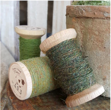 Rustic moire wool online thread