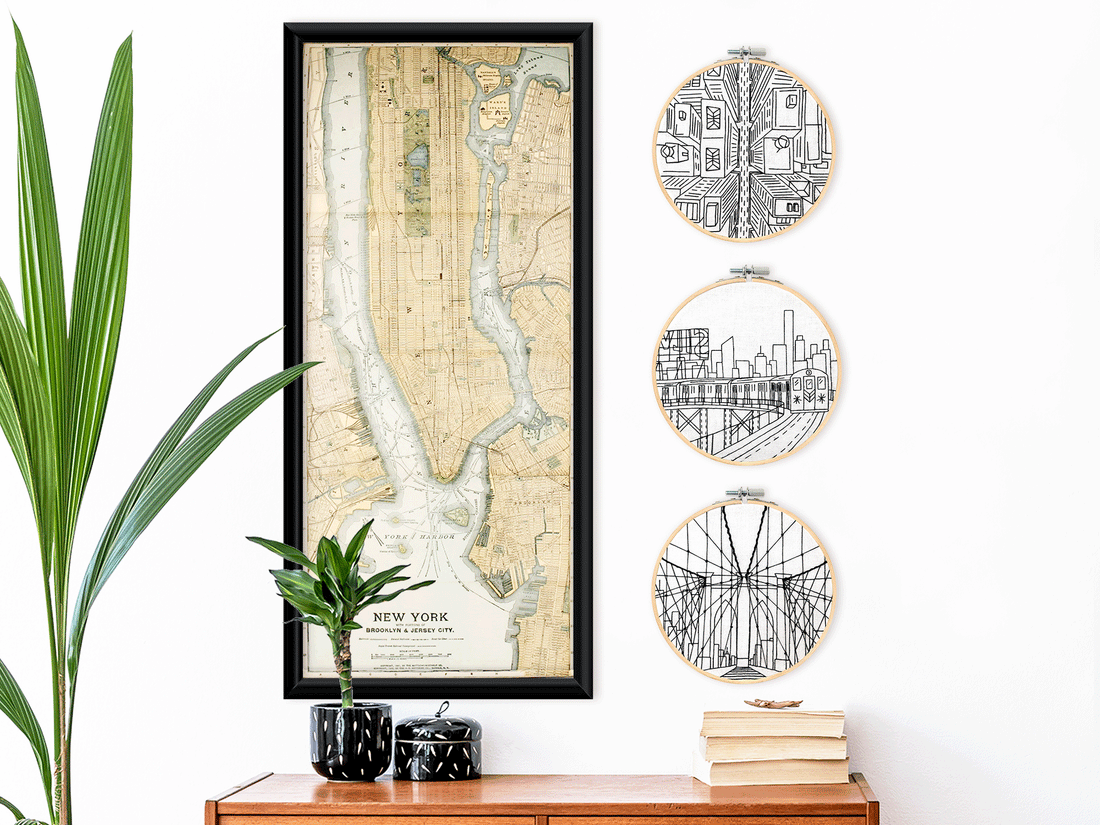 NYC Subway Embroidery Kit