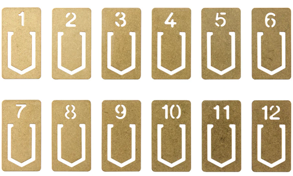 TRC Brass Clips, Number