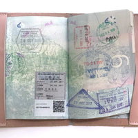 Map Passport Cover DIY Kit, Pink