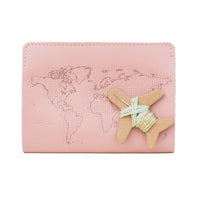 Map Passport Cover DIY Kit, Pink