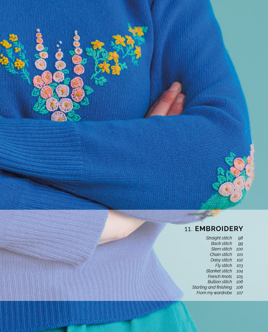Visible Creative Mending for Knitwear by Flora Collingwood-Norris