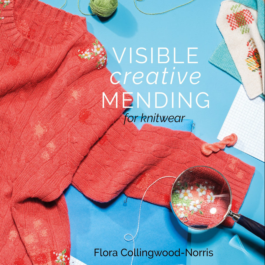 Visible Creative Mending for Knitwear by Flora Collingwood-Norris