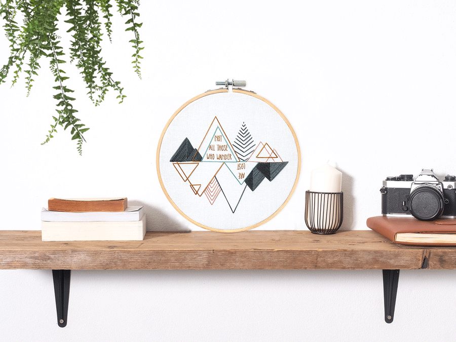 Wanderlust Embroidery Kit