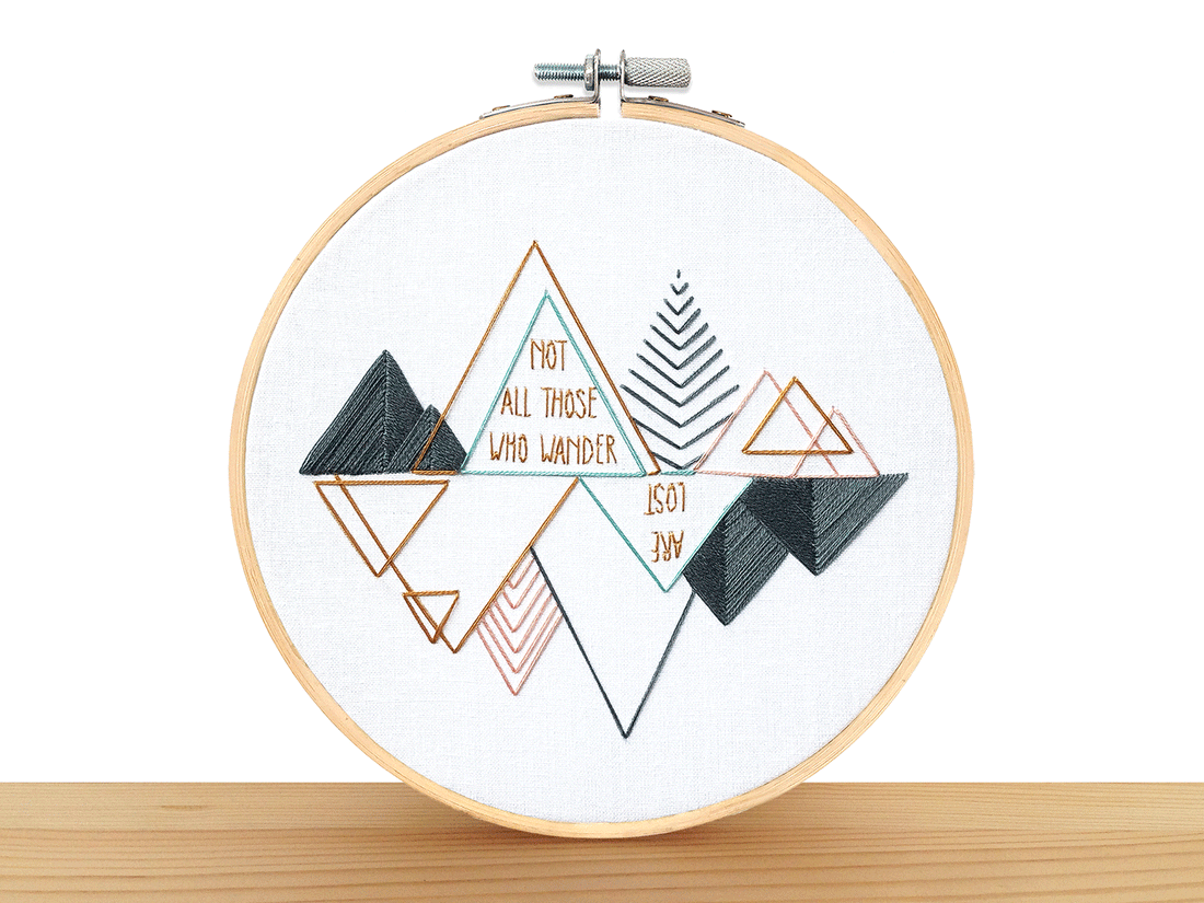 Wanderlust Embroidery Kit