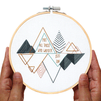 Wanderlust Embroidery Kit