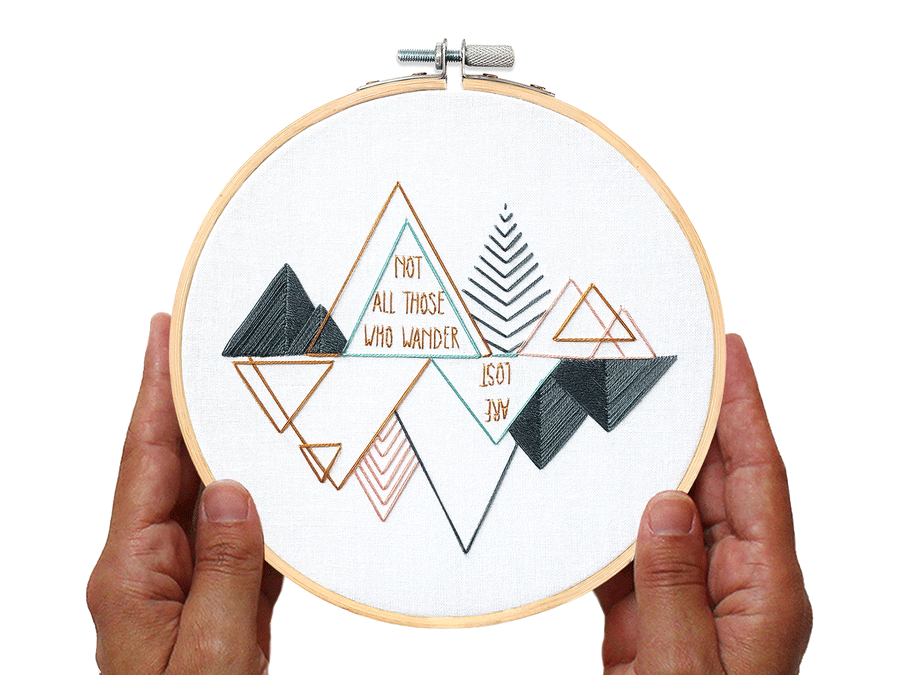 Wanderlust Embroidery Kit
