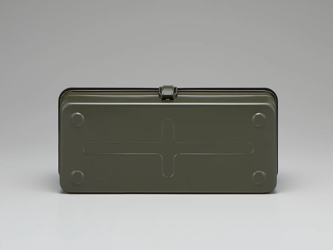 Steel Camber Lid Tool Box, Red
