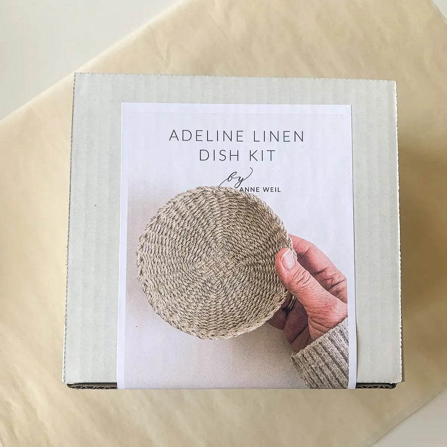 Adeline Basket Twining DIY Kit box label | Brooklyn Haberdashery