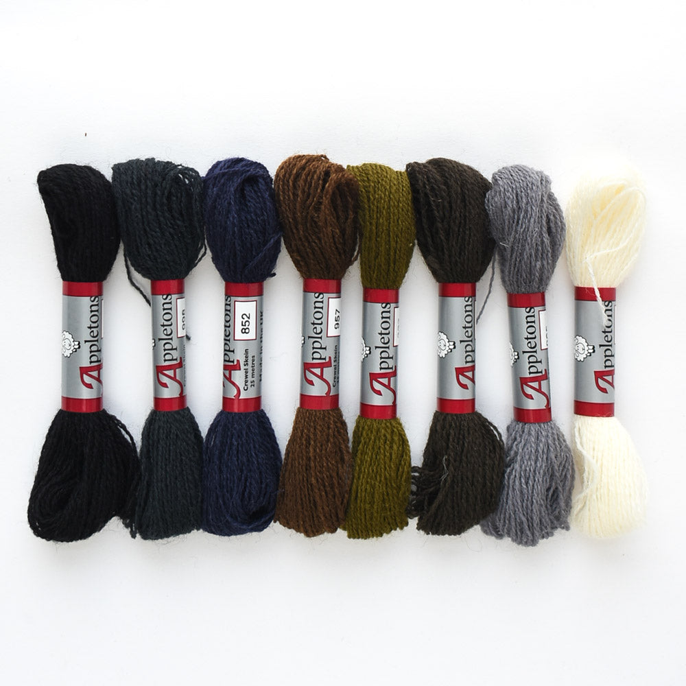 Appleton Wool Thread Appletons Darning Wool Set, Classics – Brooklyn Haberdashery