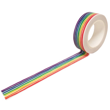 Rainbow Stripe Washi Tape - 15mm