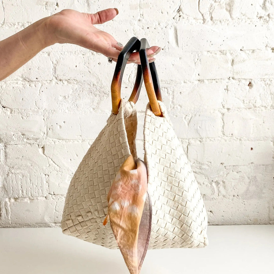 Flax & Twine Weaving Kit Bella Bento Bag w/ Handles