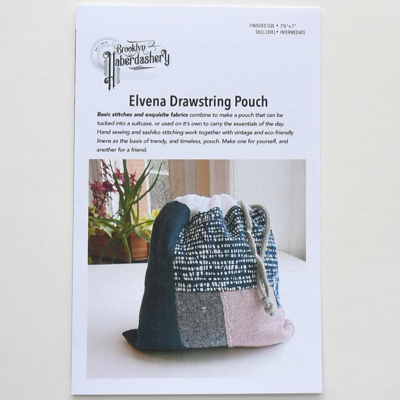 Elvena Drawstring Pouch PDF Pattern