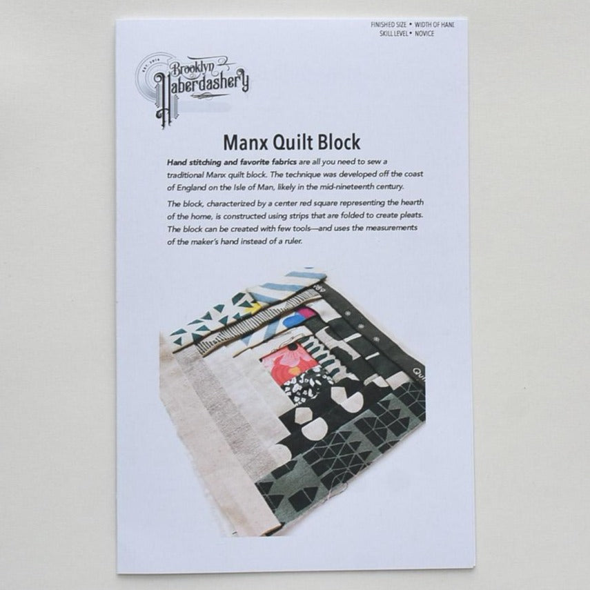 Manx Quilt Block PDF Pattern