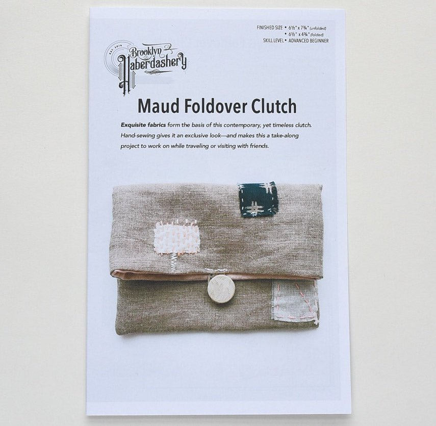 Maud Foldover Clutch PDF Pattern