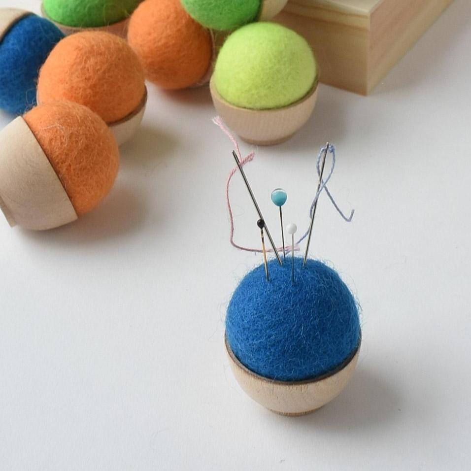 Wee Neon Wool Pin Cushion