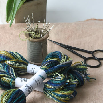 Wool Darning Thread Bundle - Cool