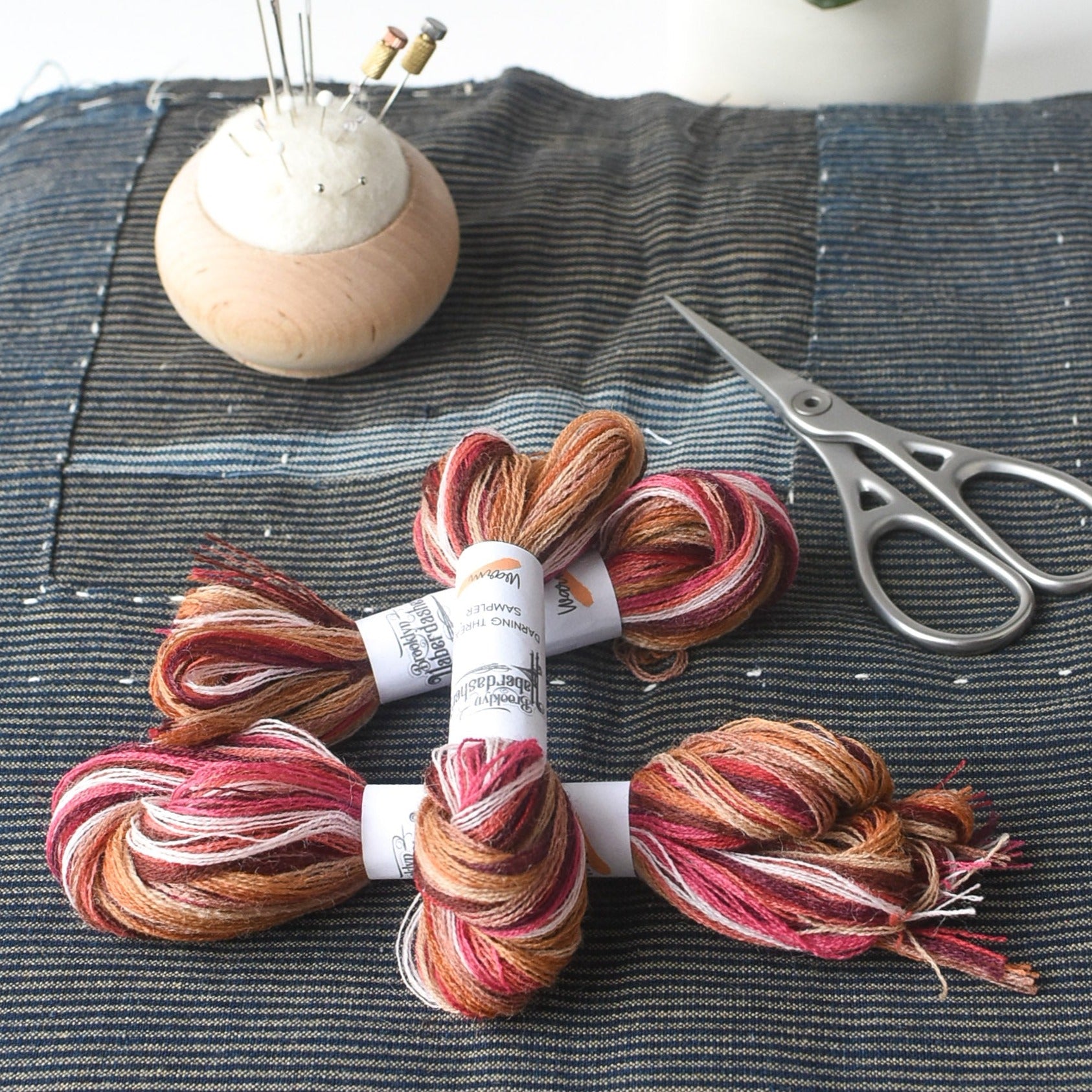 Wool Thread Bundle Wool Darning Thread Bundle - Warm – Brooklyn Haberdashery