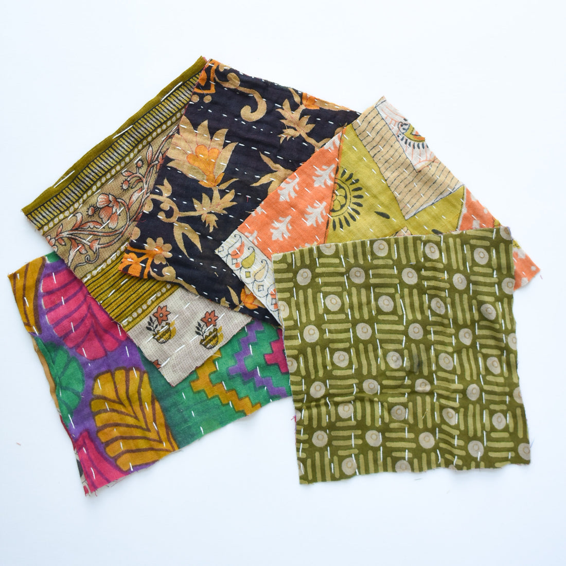 Kantha Big Stitch Scrap Packs