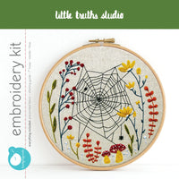 Woven Web Embroidery Kit