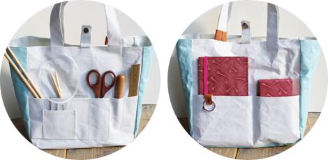 Hand-Dyed Washi Project Bag