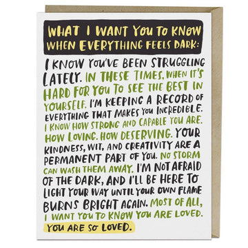 Everything Dark Empathy Card