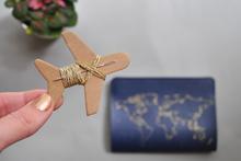 Map Passport Cover DIY Kit, Navy