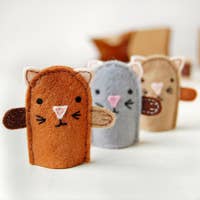 Kitten Finger Puppets Felt Craft Kit