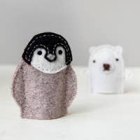 Winter Friends Finger Puppets Felt Craft Kit