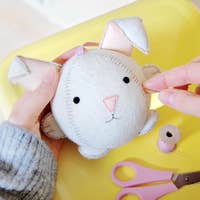 Rabbit Stuffed Animal Craft Kit