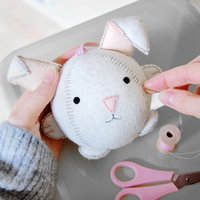 Rabbit Stuffed Animal Craft Kit