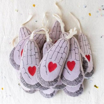 Heart in Hand Lavender Token