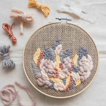 Abstract Textures Embroidery Kit