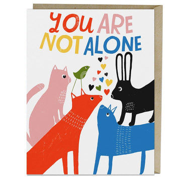 Lisa Congdon You Are Not Alone Card