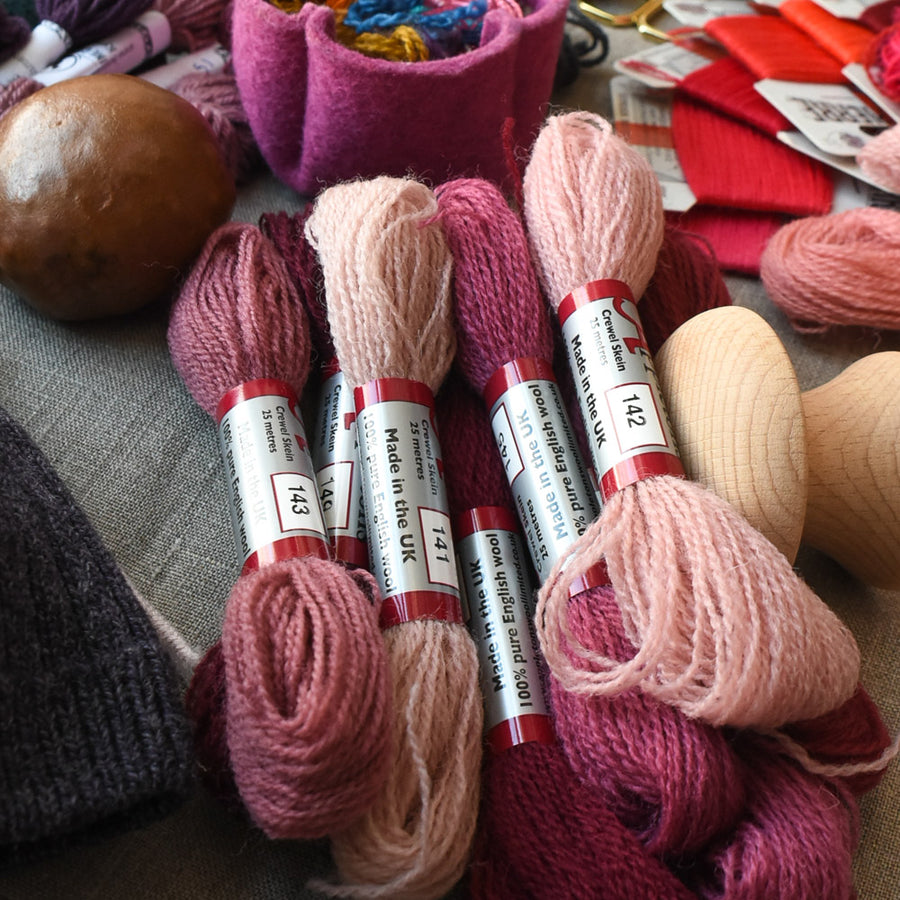 Appletons Darning Wool Gradient, Dusty Rose