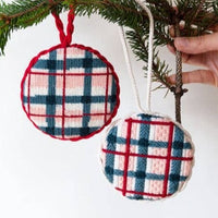 Winter Lodge Ornament Needlepoint Kit