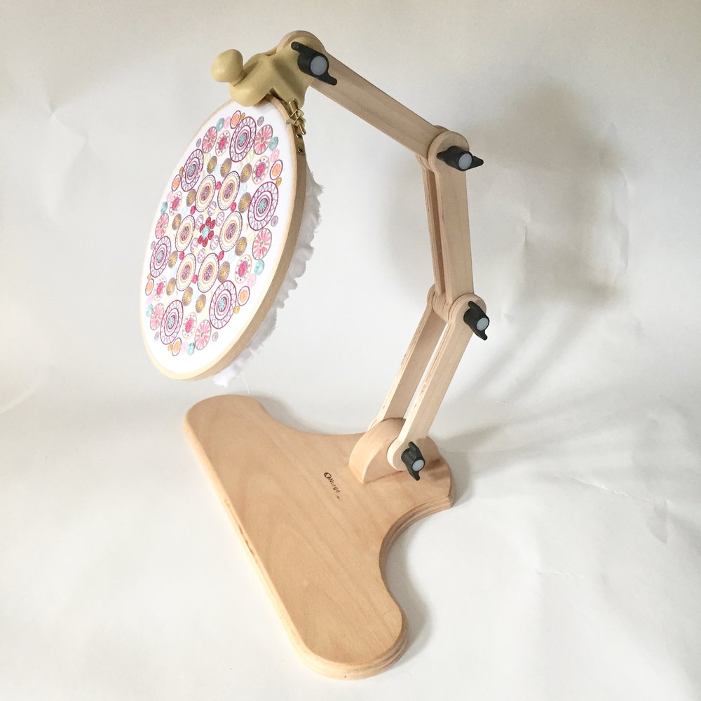 Embodry Stand Adjustable Embroidery Stand - Tabletop or Seated – Brooklyn Haberdashery