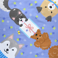 Fabric for Furoshiki Wrapping Cloth, Dog