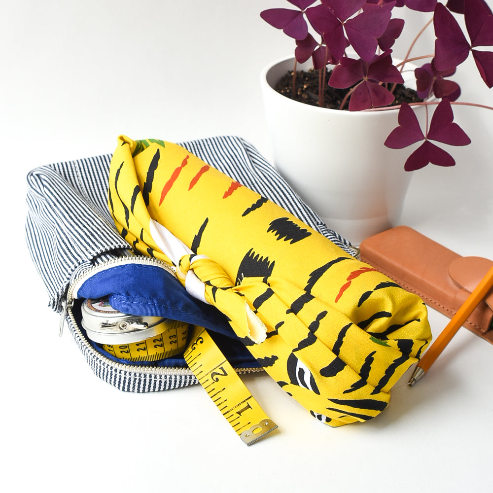 Fabric for Furoshiki Wrapping Cloth, Tiger