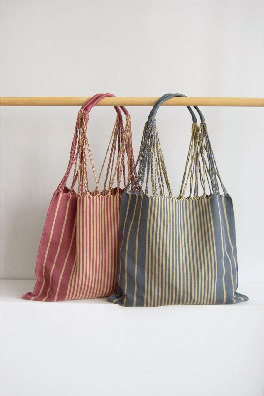 Hammock Bag, Mauve stripe