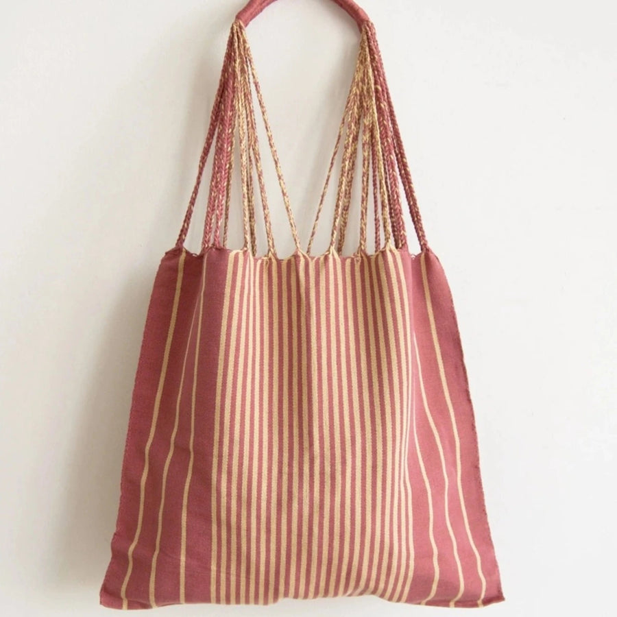 Hammock Bag, Mauve stripe