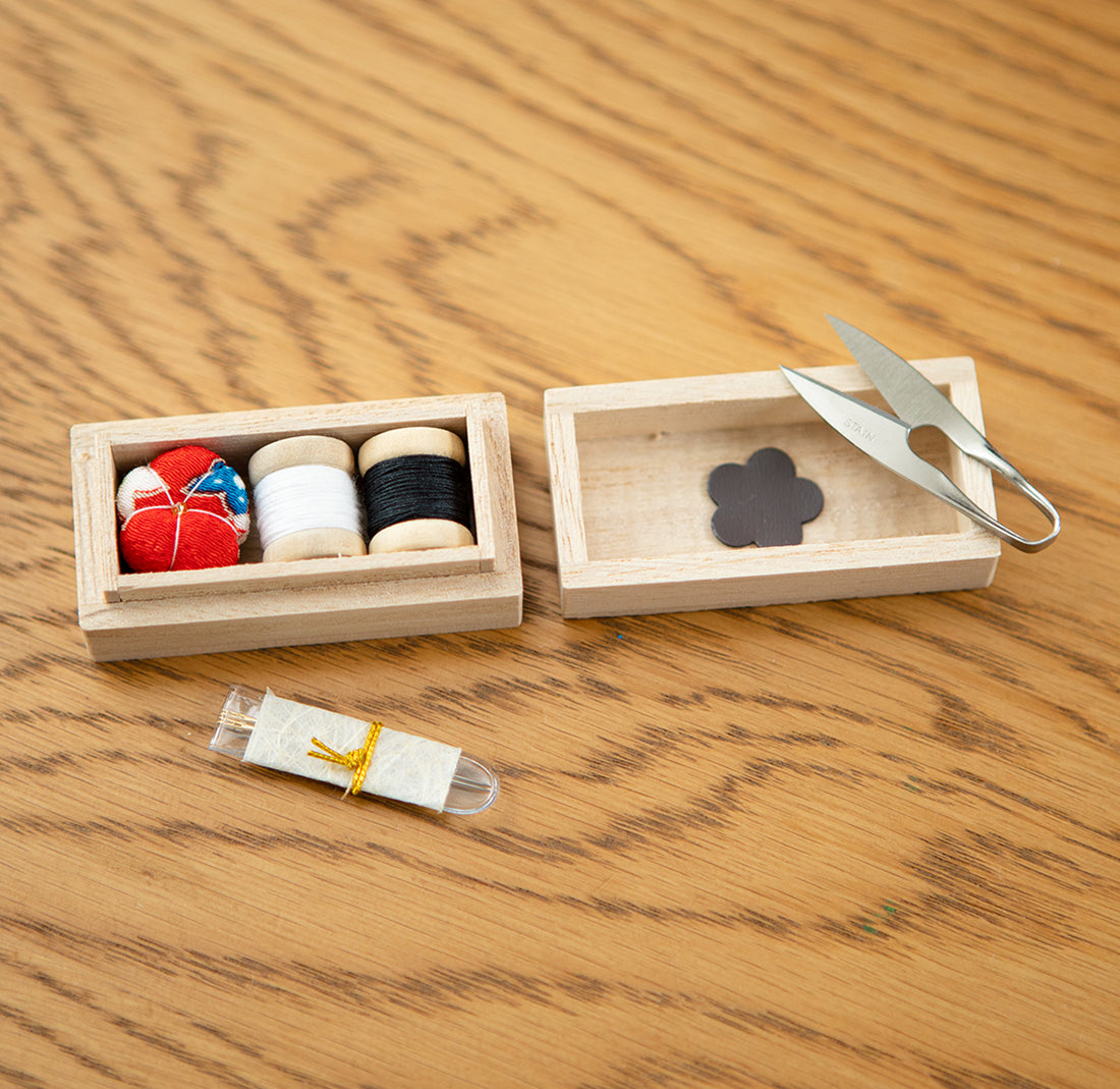 Tiny Sewing Box, Asanoha Hemp Leaf