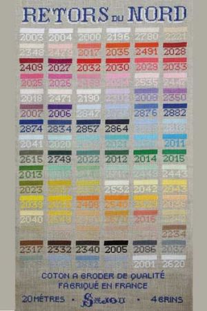 Retors du Nord Cotton Embroidery Thread - Complete Collection of 96