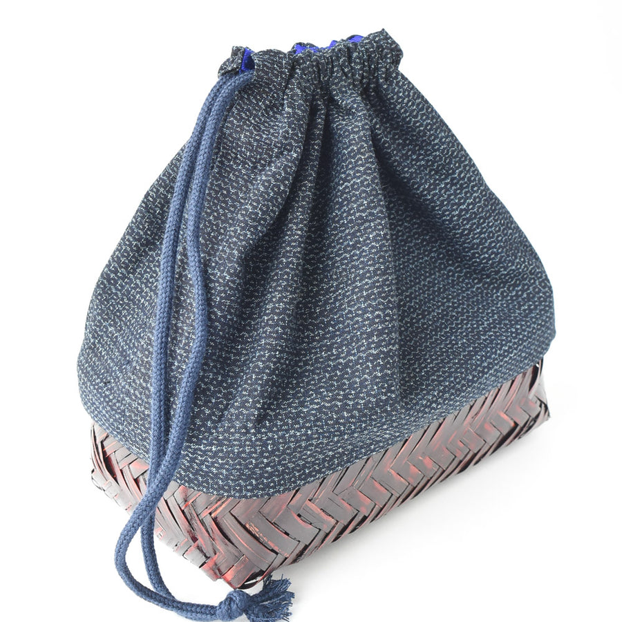 Kinchaku Basket Bag, Kasuri