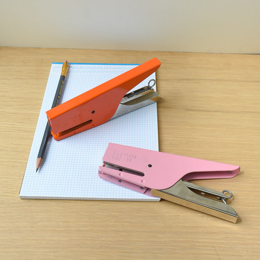 Ellepi Klizia 97 stapler in pink and orange | Brooklyn Haberdashery
