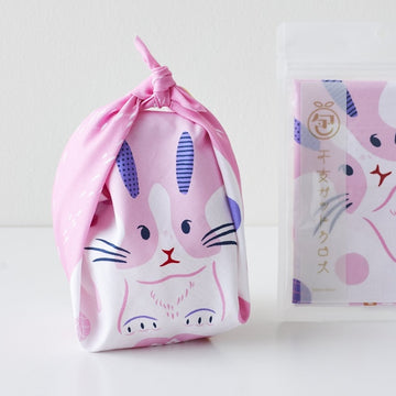 Fabric for Furoshiki Wrapping Cloth, Bunny