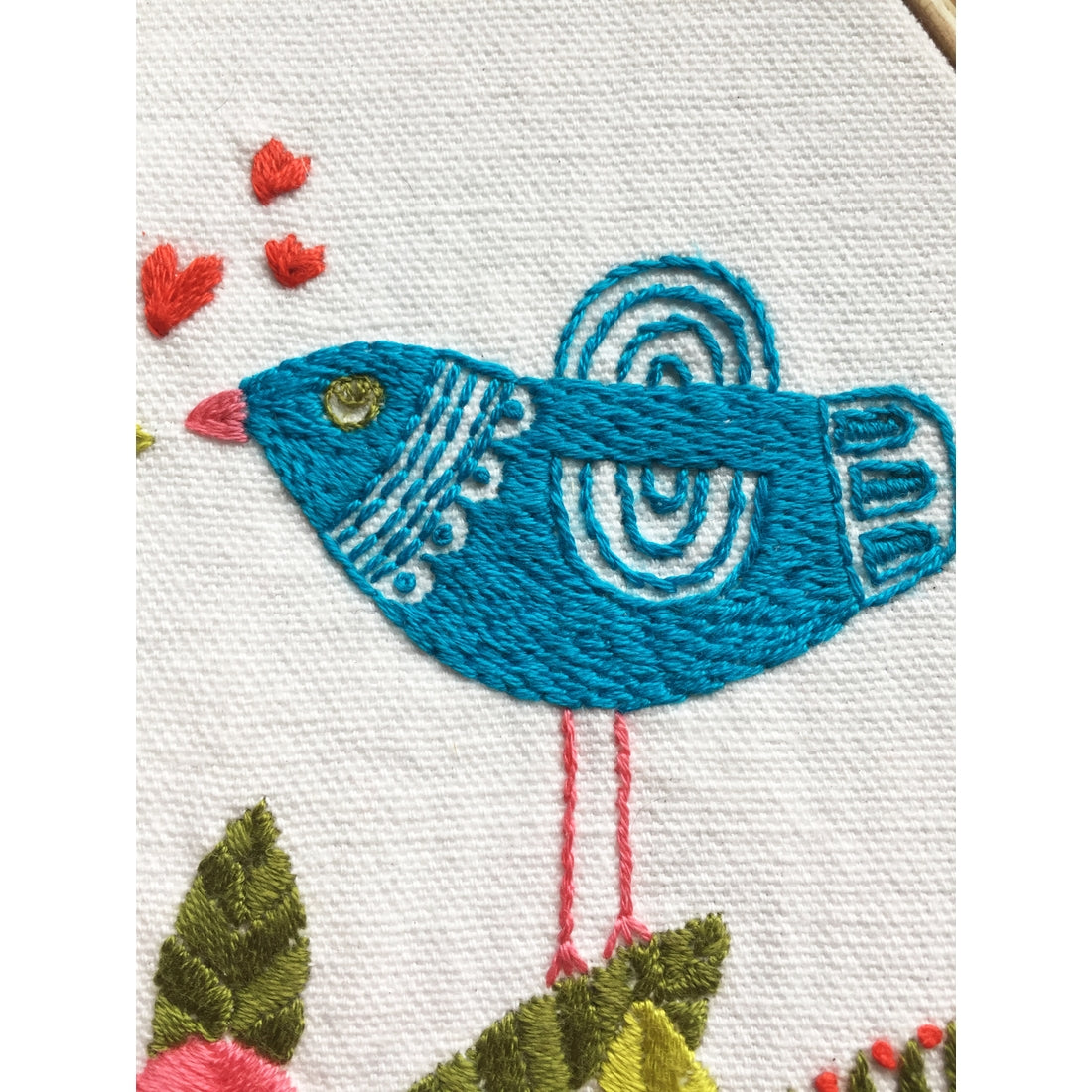 Hello Love Embroidery Kit