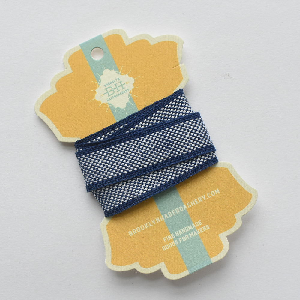 Linen Ribbon, Blue 15mm – Brooklyn Haberdashery
