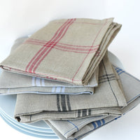 Linen Tea Towel, Checkered